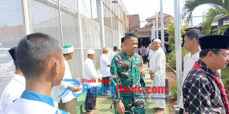 Danramil 2203/Warungkiara Hadiri Peringatan Maulid Nabi Muhammad SAW di Lapas Kelas IIA Warungkiara