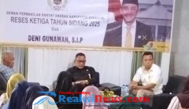 Anggota DPRD Kabupaten Sukabumi Fraksi Golkar H.Deni Gunawan,S.IP Gelar Reses Ketiga Tahun Sidang 2025