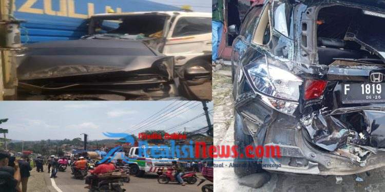 Horor di Jalur Menurun Pamuruyan, Suara Dentuman Keras Gegerkan Warga! 6 Kendaraan Terlibat Tabrakan Beruntun di Sukabumi