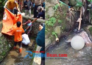 Geger Warga Temukan Mayat di Saluran Irigasi Desa Babakan Cisaat Sukabumi, Ini Penyebabnya