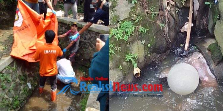 Geger Warga Temukan Mayat di Saluran Irigasi Desa Babakan Cisaat Sukabumi, Ini Penyebabnya