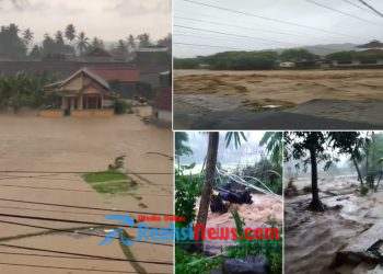 Banjir dan Longsor Terjang Cisolok Sukabumi, 500 Rumah Terendam  7 Rumah Tertimbun Longsor
