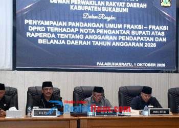 Paripurna DPRD, Agenda Penyampaian Pandangan Umum Fraksi, Hadir Bupati dan Wakil Bupati Sukabumi