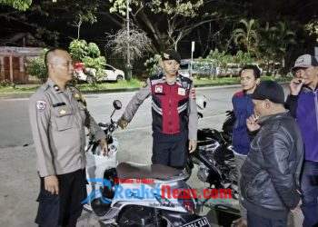Intensifkan Patroli malam. Polsek baros gelar Dialogis bersama warga binaan