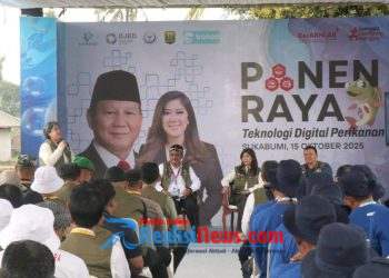 Panen Ikan Nila bersama Menkomdigi Bupati dengan Teknologi Budidaya Ikan Lebih Efisien dan Produktif