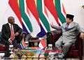 Presiden Prabowo Sambut Presiden Ramaphosa: Persahabatan Dunia Selatan yang Semakin Erat