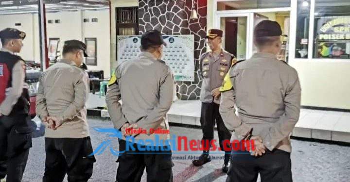 Patroli malam minggu, Polsek Baros antisipasi Gangguan Kamtibmas