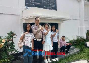 Minggu Kasih. Polsek Baros hadir laksanakan pengamanan giat rutin Gereja Sidang Kristus