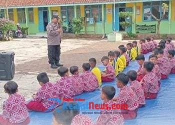 Sat Binmas Polres Banjar Dekatkan Polisi Dengan Dunia Sekolah, Tumbuhkan Karakter Disiplin Sejak Dini