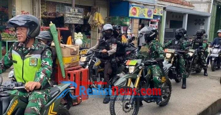 Cegah Aksi Premanisme, Satgas Gabungan Polda Jabar Lakukan Sosialisasi dan Patroli di Cimanggung