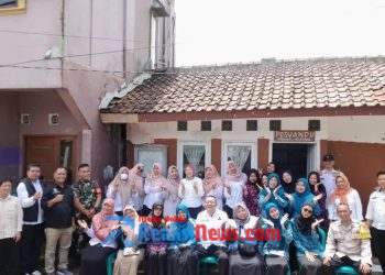 Dukungan Percepatan Penurunan Stunting, Bhabinkamtibmas Sambangi Posyandu Mawar 5