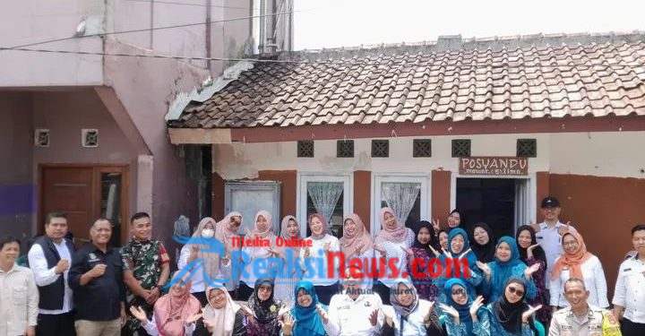 Dukungan Percepatan Penurunan Stunting, Bhabinkamtibmas Sambangi Posyandu Mawar 5