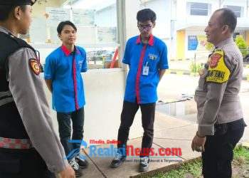 Wujudkan Rasa Aman, Polsek Baros Serukan Himbauan Kamtibmas Bersama Satpam Indogrosir