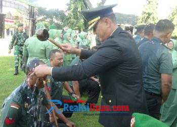 Dandim 0607/Kota Sukabumi Pimpin Upacara Hari Kesaktian Pancasila dan Tradisi Kenaikan Pangkat
