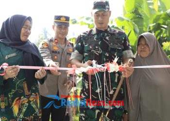 Dandim 0607/Kota Sukabumi Resmikan Rutilahu Milik Ibu Enah