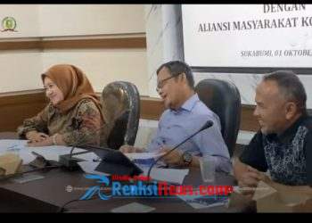 Ketua DPRD Kota Sukabumi Menerima Hearing Dialog dari Aliansi Masyarakat Kota Sukabumi