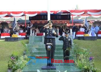 Kodim 0607/Kota Sukabumi Gelar Upacara HUT TNI ke – 80