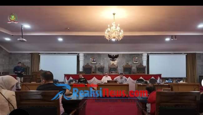 Anggota Komisi III DPRD Kota Sukabumi Hearing bersama Dispirapar, Ketua Pewatusi dan Ketua Osteo Run