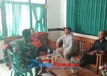 Danramil 2203/Warungkiara Koordinasi dengan Relawan MANTAB 03, Bahas Persiapan Apel Kesiapsiagaan Bencana Akhir Tahun