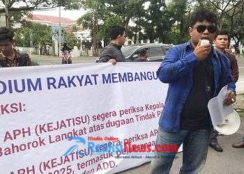 PERMADA Gelar Aksi Unjuk Rasa di Kejati Sumut: Desak Periksa Kades Timbang Jaya, Bahorok-Langkat