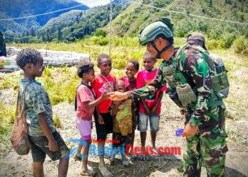 Jaya Sakti Berbagi, Kepedulian Personil TK Bilai Dengan Anak-anak