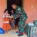 Serka Enceng Dampingi Pendistribusian MBG di Wilayah Koramil 2203/Warungkiara
