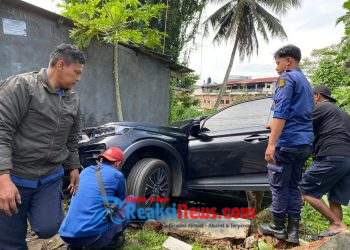 Minibus Terperosok Ke Jurang, Berhasil di Selamatkan Tim Danpos Pemadam Posko 5 Cibadak