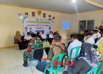 Danramil 2203/Warungkiara Kapten Inf Agus Rahman Hadiri Pisah Sambut Camat Warungkiara di Aula Desa Sukaharja