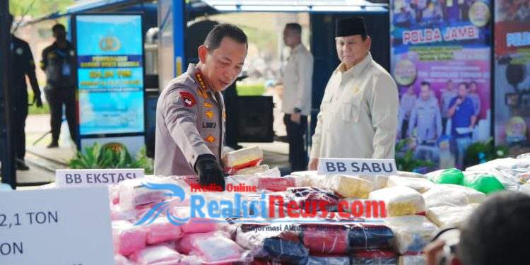 Presiden Pimpin Pemusnahan 214,84 Ton Narkoba oleh Polri, Kapolri: Tindak Lanjut Asta Cita