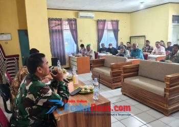Danramil 2203/Warungkiara Kapten Inf Agus Rahman Sosialisasikan Koperasi Merah Putih kepada 19 Kepala Desa