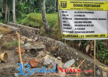 Pembangunan Irigasi Pertanian di Desa Ubrug, Ketua Kelompok Tani Sampaikan Terima Kasih