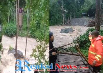 Jembatan Darurat Tarisi Hanyut, Proyek Rp 919 Juta Tak Kunjung Rampung, Warga Terisolasi