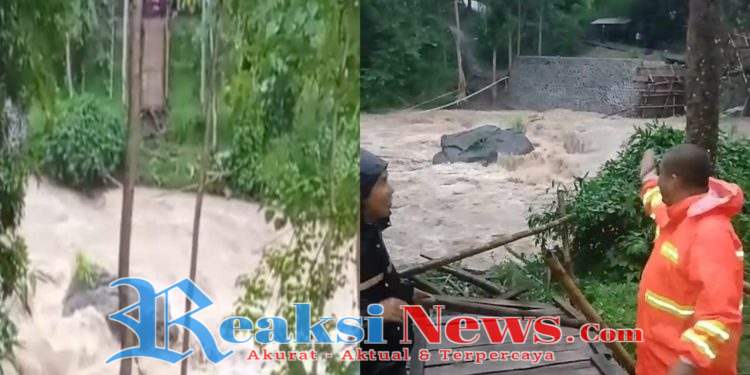 Jembatan Darurat Tarisi Hanyut, Proyek Rp 919 Juta Tak Kunjung Rampung, Warga Terisolasi