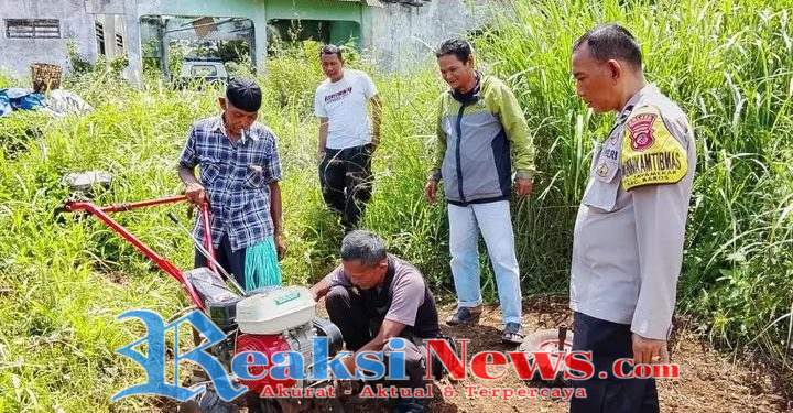 Dukung Ketahanan Pangan Nasional, Polsek Baros Garap 1 Hektar Jagung Pipil