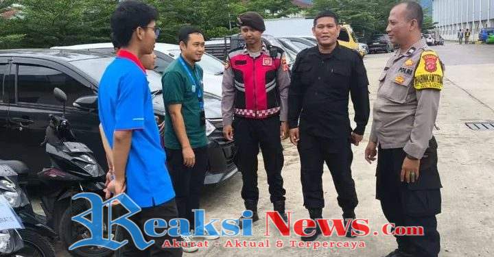 Cegah Curanmor Area Parkir, Patroli Polsek Baros Sambang Indogrosir