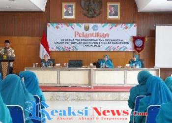 Pelantikan 23 Ketua TP PKK Kecamatan, Mitra Strategis Pemerintah Sejahterakan Keluarga