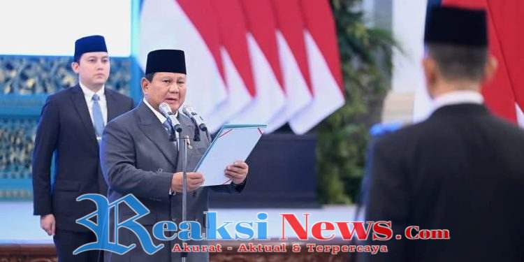 Presiden Prabowo Lantik Arif Satria dan Amarulla Octavian sebagai Kepala dan Wakil Kepala BRIN