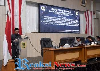 DPRD Kabupaten Sukabumi, Gelar Paripurna Agenda Penyampaian Jawaban Bupati Terhadap Pandangan Umum Fraksi