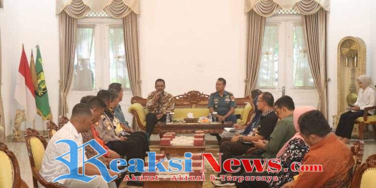 Bupati Terima Kunjungan Danlanal Bandung, Bahas Agenda Bakti Sosial di Wilayah Terdampak Bencana