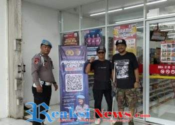 Sosialisasikan QR Code Yanduan Divpropam Polri. Ps. Panit Provost Polsek Baros Efektifkan Sambang dan Pemasangan Spanduk