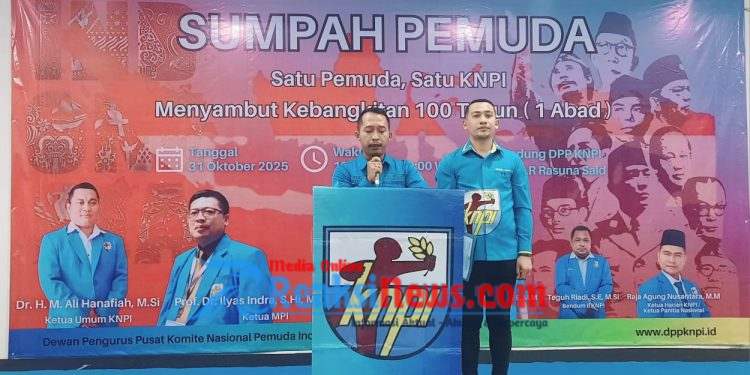 Puncak Hari Sumpah Pemuda, Ketua DPD KNPI Jawa Barat Sampaikan, Peran Pemuda Menjadi Garda Terdepan Dalam Kemajuan dan Menjaga Keutuhan Kedaulatan Negara Kesatuan Republik Indonesia