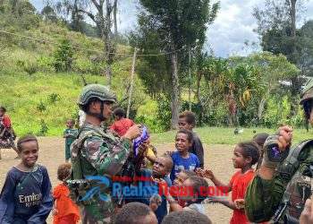 Jaya Sakti Berbagi, Personil TK Bilai Kembalikan Keceriaan Dengan Berbagi Kasih