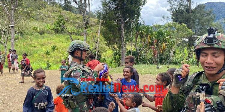 Jaya Sakti Berbagi, Personil TK Bilai Kembalikan Keceriaan Dengan Berbagi Kasih