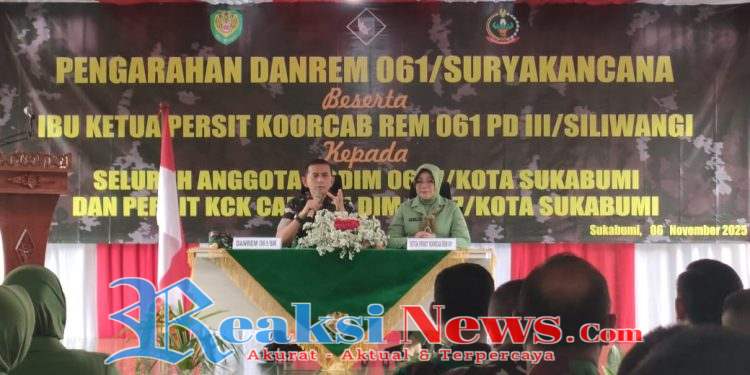 Danrem 061/Sk Brigjen TNI Thomas Rajunio Kunjungi Kodim 0607/Kota Sukabumi