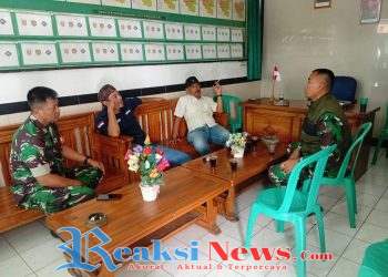 Danramil 2203/Warungkiara Kapten Inf Agus Rahman dan Ketua Apdesi Bahas Koordinasi Lahan Koperasi Merah Putih