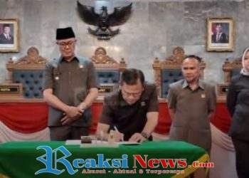 DPRD Kota Sukabumi Menggelar Rapat Paripurna Agenda Penyampaian Penjelasan Rancangan Peraturan Daerah (RAPERDA) APBD Tahun 2026