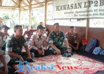 Kasdim 0607/Kota Sukabumi Ikuti Vicon Irpom Bersama Kasad di Kelurahan Situmekar