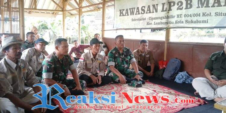 Kasdim 0607/Kota Sukabumi Ikuti Vicon Irpom Bersama Kasad di Kelurahan Situmekar