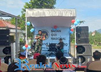 Danpos Bantargadung Peltu Andi Koramil 2203/Warungkiara Hadiri Peresmian SPPG Jasa Raka, Dorong Penguatan Layanan Gizi Masyarakat