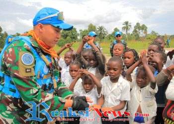 Ditugaskan Presiden Prabowo ke Afrika, Satgas TNI Bangun Generasi Sehat di Kongo